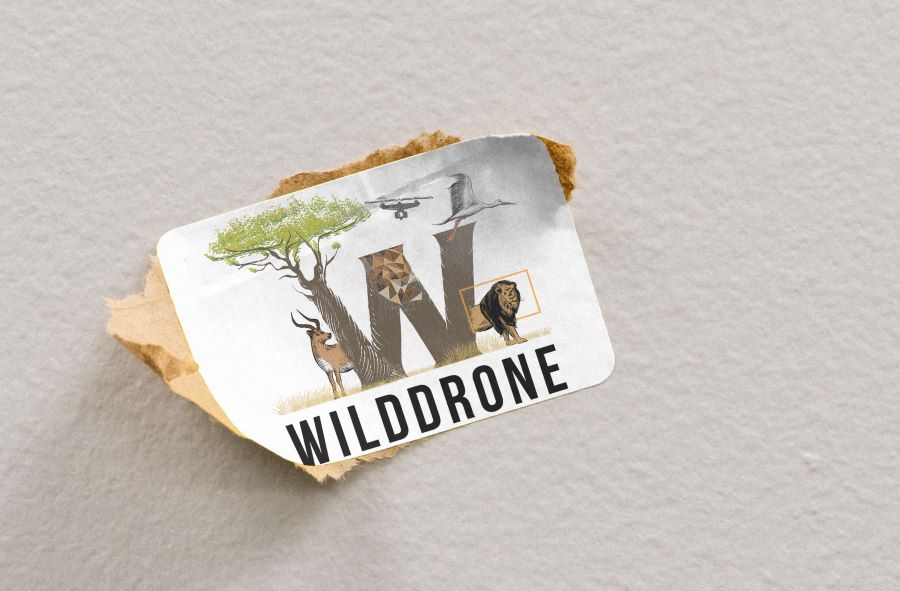 WildDrone Sticker Mockup