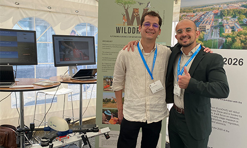 Guy and Edouard at International Drone Show